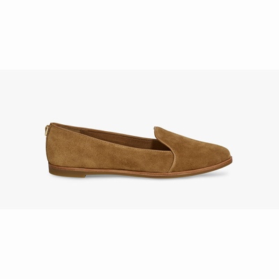 Sandálias UGG Bonnie Flats Mulher Marrom | PT-CLIJO